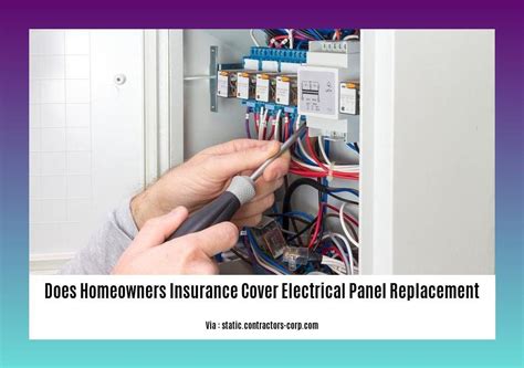 does insurance cover electrical box replacement|electrical panel replacement cost.